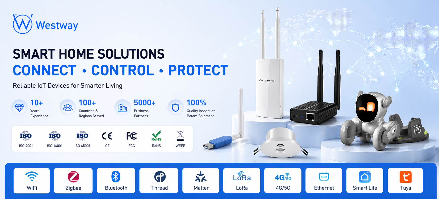 Smart home hero banner